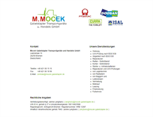 Tablet Screenshot of mocek-gabelstapler.de